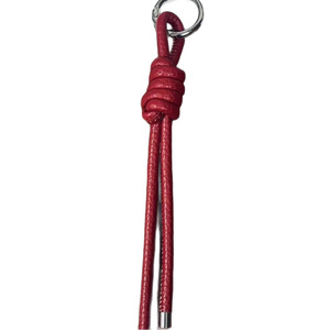 Porte-clés en cuir PU, forme ovale, accessoire de sac durable - Product Image 1