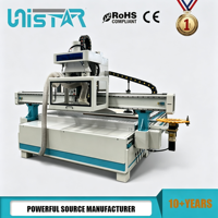 Ligne de production de meubles en panneaux 2100*3000mm, machine de fraisage CNC, routeur à bois ATC avec chargement et déchargement automatiques