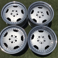 Juego de 2 Ruedas Forjadas en Plata Pulida 5*120 5*112 5*114.3 18 19 20 21 22 Pulgadas, Llantas de Carreras para R129 W126 C126 W124 W140 W201 R107