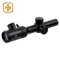 FOCUHUNTER 1-4X20 Lunette de visée télescopique en aluminium rouge et verte illuminée, résistante aux chocs, courte à moyenne portée, tactique, optique, chasse