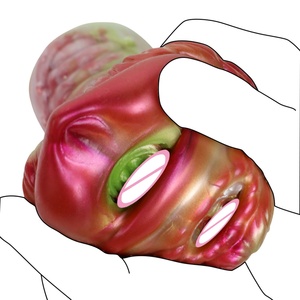 GEEBA Hollow Geogous Series Bright Animal Aircraft Cup Glans <b>for</b> <b>Men</b> Masturbation with Soft Flexible Material - Product Image 2