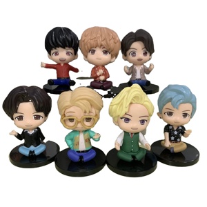 7 Mô Hình Ngồi Búp Bê Bangtan Boy Mô Hình Đồ Chơi Ngoại Vi Búp Bê Tự Làm Viên Nang Trang Trí Giáng Sinh Đồ Chơi Quà Tặng Sinh Nhật - Product Image 1