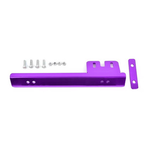 กรอบป้ายทะเบียนอลูมิเนียม Jdm ขนาด 30 ซม. สีแดง สไตล์สปอร์ต แบบหนีบ - Product Image 2