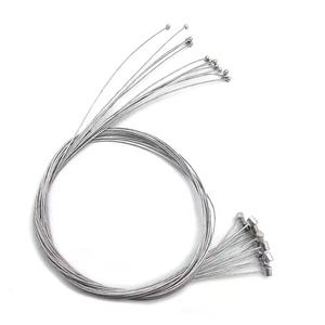 Vente en gros de câbles métalliques 0.8mm 7X7 en acier inoxydable 304 avec une <span class=keywords><strong>boule</strong></span> en acier inoxydable de 5mm à une extrémité et l'autre extrémité fusionnée - Product Image 5