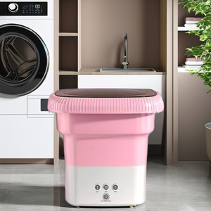 In Stock Portable <b>Mini</b> Foldable <b>Washing</b> <b>Machine</b> Automatic for Household and Hotel Use Travel-Friendly <b>Mini</b> <b>Washing</b> <b>Machine</b> - Product Image 1