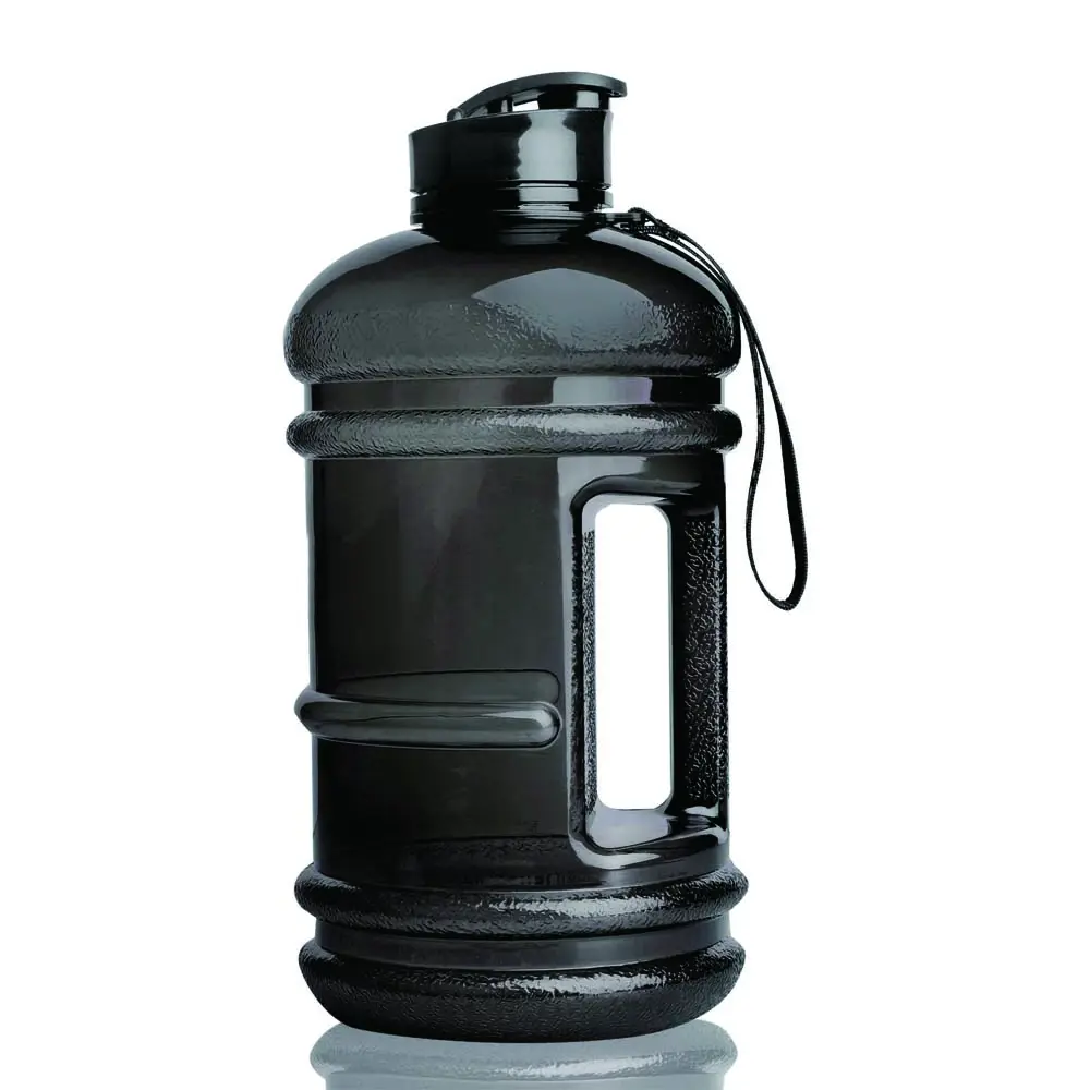 2.2L su şişesi 75oz yarım galon kapasiteli sızdırmaz BPA ücretsiz kokusuz malzeme katı sürahi günlük nemlendirici Gym Fitness atletik