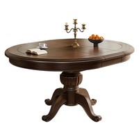 Ensemble de table et chaises de salle à manger en bois massif de style américain, pliable, extensible, gain de place pour les petits appartements, meubles de cuisine