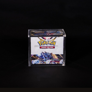 Eliter <span class=keywords><strong>Trainer</strong></span> Box 5Mm Large Protector Storage Transparent Case UPC Booster Magnétique Display Magnet Pokémon Acrylic Box ETB - Product Image 3