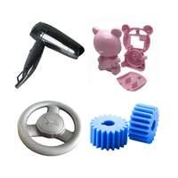 Piezas de molde de plástico de moldeo por inyección que incluyen PA PC PP PU PVC ABS para electrodomésticos y base de molde