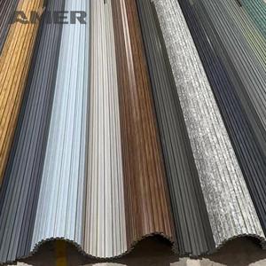Rongke spleißbare wasserdichte strukturierte Styropor Styropor Struktur streifen geschlitzte Lamellen holz Wand paneele für Innenwand dekoration - Product Image 4