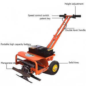 Mini-motoculteur agricole à chenilles, motoculteur rotatif pour désherbage, machine à deux roues, petit motoculteur pour serre - Product Image 1