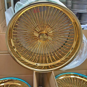 ล้อซี่ลวดขนาด 26 นิ้ว สีทองทั้งหมด พร้อมฝาครอบกลางแบบลอยตัว - Product Image 2