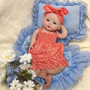 Poupées Reborn en silicone souple, corps entier, jouet réaliste, 18 pouces, imperméable, poupée fille réaliste avec accessoires - Product Image 5