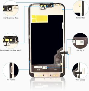 Écran LCD pour <span class=keywords><strong>iPhone</strong></span> 12, 17 Pro Max, 17 Pro, OLED souple 120 Hz pour <span class=keywords><strong>iPhone</strong></span> 17 GX JK Original RJ DD PK HK HGX - Product Image 1