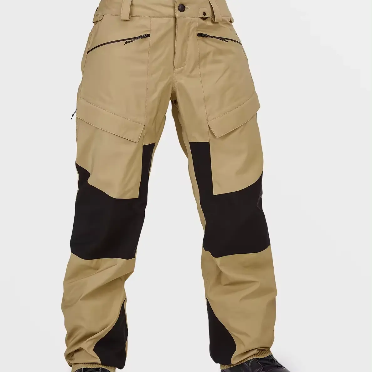 Pantalon en nylon design d'usine Logo imprimé personnalisé Pantalon de survêtement coupe-vent en nylon patchwork Pantalon de survêtement en nylon