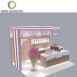 Mostrador Portátil Moderno para Cafetería, Bar de Jugos, Heladería, Quiosco, Muebles y Diseño para Tienda de Té de Burbujas - Product Image 2