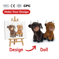 Peluche personnalisée en coton PP doux, rembourrée de coton, broderie personnalisée, cadeau pour enfants, panda