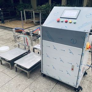 Double Head <b>30L</b> 80L 160LSemi-Automatic Filling Machine for Pure Water Ketchup for Toilets Cleaner Detergent Oil Consumption <b>Bags</b> - Product Image 6