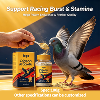 Supplément pour pigeons de course pour une puissance explosive, une endurance accrue, une récupération post-course, un soutien cardiovasculaire, des acides aminés essentiels, 1000g