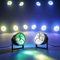 Vente directe d'usine, mini lumière rétro 200W, anneau lumineux LED, perles lumineuses magiques RGB 3-en-1 DMX512 pour club, fête, bar, éclairage de scène