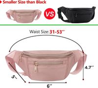 Sac banane unisexe étanche pour voyage, marche, course, randonnée, cyclisme – Sac de ceinture ou sac bandoulière