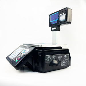 Balance au sol Veidt 30 kg ACS-30KG avec impression d'étiquettes de code-barres, affichage numérique, précision de 1 g pour les magasins de détail, <span class=keywords><strong>caisse</strong></span> <span class=keywords><strong>enregistreuse</strong></span>, <span class=keywords><strong>prix</strong></span> - Product Image 2