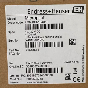 Nuevo Medidor de Nivel por Radar Micropilot Original de Endress Hauser FMR10B/FMR20B/FMR30B, Precisión del 0.1%, Aplicación Tuya, Plástico, Garantía de 3 Años, OEM - Product Image 3