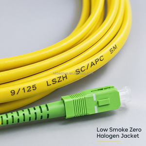 Cordon de brassage optique monomode simplex SC/APC-SC/APC 9/125 G652D LSZH 3,0 mm pour FTTH - Product Image 3