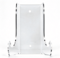 Support de table en acrylique transparent pour assiettes décoratives, cadres photo, livres, œuvres d'art, objets de collection et présentoirs d'exposition