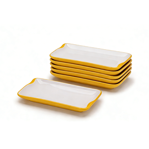 Petits bols et coupelles en mélamine, résistants au lave-vaisselle, pour sauce soja et sauces d'accompagnement, motif Océan - Product Image 2