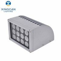 Applique murale LED extérieure pour villa et aménagement paysager, corps en aluminium ultra-lumineux, étanche IP65, 3000K 4000K 5000K, 12W 18W 24W