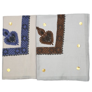 Tradicional yemení saudí bordado Cachemira Shemagh islámico al aire libre desierto bufanda Keffiyeh turbante Yashmagh chales hombres - Product Image 5