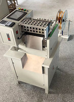 Machine de découpe de sangle robuste coupe-ruban chaud et froid automatique pour fermeture à glissière de ruban auto-adhésif à bande élastique