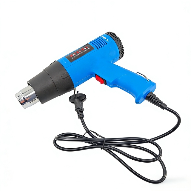Temperature Adjusting Hot Air Gun Digital Display Auto Film Sticking Electric Baking Gun Small Industrial Hheating Hot Air Gun