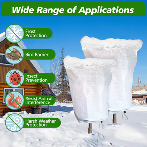 Vente en gros usine : Housse de protection hivernale écologique et durable pour plantes, avec protection contre le gel pour arbustes et rosiers - Facile à utiliser en <span class=keywords><strong>jardin</strong></span> - Product Image 4