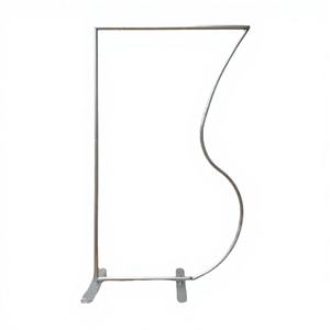WhoopeeParty <4ft X 7ft Metal Half Vase <b>Backdrop</b> Frame <b>Stand</b> with 5-6ft Height for Birthday Event Decoration IN;41826 - Product Image 2