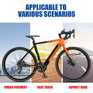 Aleación TXED 250W Motor medio sin escobillas 20 velocidades 7.8AH Batería de litio 700c Road Ebike - Product Image 2