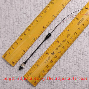 LQS21-modelo de tren de <span class=keywords><strong>ferrocarril</strong></span>, accesorios a escala 1:87 HO, lámpara de <span class=keywords><strong>calle</strong></span> blanca cálida - Product Image 6