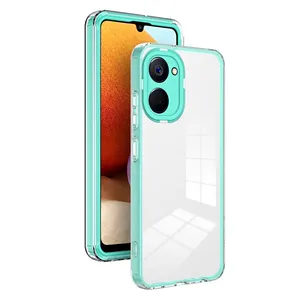 Luxury Clear Shockproof Soft TPU Full Cover Protective Mobile Phone Case For Realme 10 4G C33 A17 4G Reno 8 C35