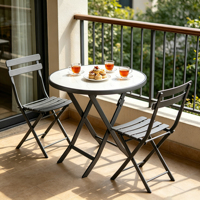 Table basse décontractée simple Table pliante vente en gros de meubles de salle à manger d'intérieur petite taverne Table à manger Portable