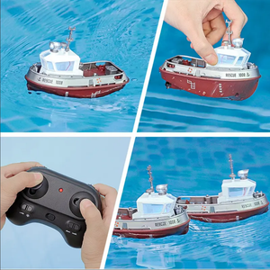 S820 RC <span class=keywords><strong>bateau</strong></span> 2.4G 1/32 puissant double moteurs sans fil électrique télécommande remorqueur modèle jouets pour enfants cadeau - Product Image 4