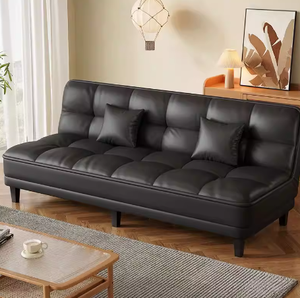 Lit convertible en canapé, canapé-lit pliable pour chambre à coucher, fauteuil inclinable pour deux personnes - Product Image 5