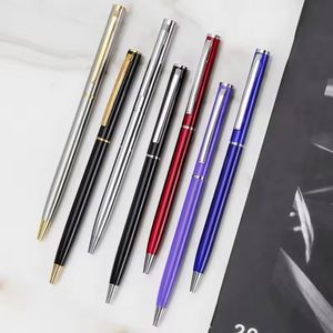Nouveau Stylo Bille Métallique Professionnel 2025 – Qualité Supérieure, Idéal Cadeau Publicitaire, Personnalisable avec Logo pour Bureau et Promotion - Product Image 2
