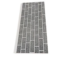 Panneau sandwich en feutre noir sculpté pour l'isolation thermique des murs extérieurs, panneaux de décoration pour usage commercial et domestique