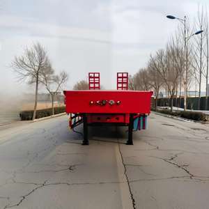 <span class=keywords><strong>Remorque</strong></span> à plateau basse 3 essieux, robuste et légère, capacité 60T - Product Image 3