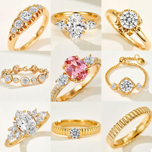 Rochime Luxury 925 Sterling <strong>Silver</strong> <strong>Rings</strong> for Women S925 Zircon <strong>Statement</strong> <strong>Ring</strong> Gold Plated Fine Jewelry for Party/everyday Wear - Product Image 2