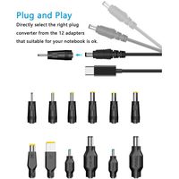 Kabel USB Type C ke DC, Kabel Trigger PD, Kabel Daya Type C Male ke DC Male, Kabel Pengisi Daya DC 5521, Kabel Decoy PD
