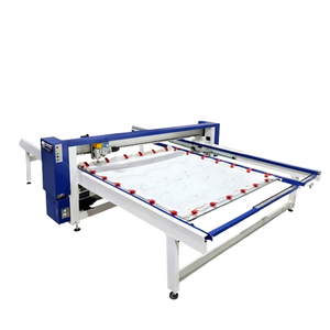 Nouvelle machine à coudre automatique à double aiguille informatisée à point de chaînette à lit plat en acier inoxydable pour matelas, idéale pour la confection de motifs de lit à usage domestique - Product Image 1