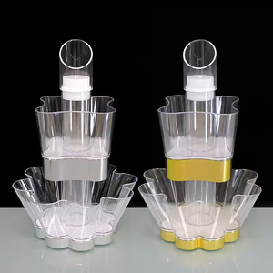 Cubo de Hielo LED Iluminado de Acrílico de Doble Capa, Recargable, Luminoso, para Fiestas, Venta al por Mayor de Fábrica, Estilo Art Deco - Product Image 6