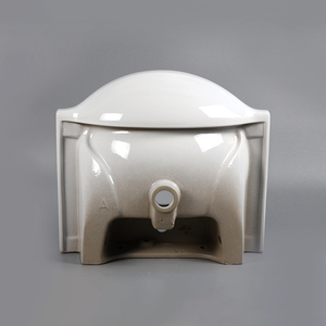 Lavabo Moderno in Ceramica Bianca Resistente per <span class=keywords><strong>Bagno</strong></span> - Product Image 5